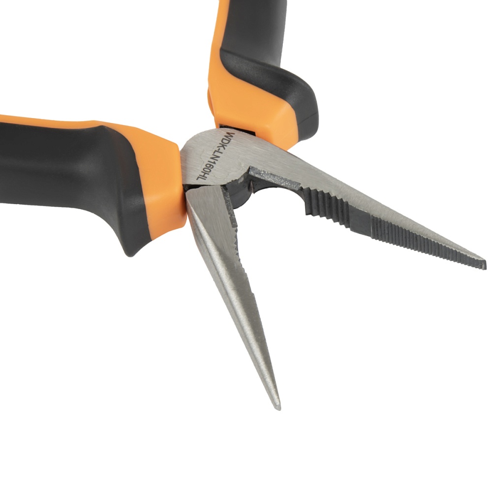 WDK-LN160HL Длинногубцы с двухкомпонентной рукоятью, 160 мм. Wiederkraft