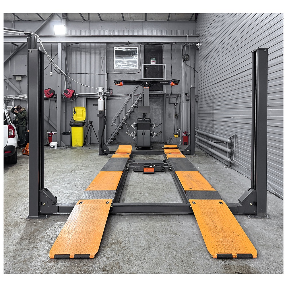 WiederKraft WDK-545 Четырехстоечный автомобильный подъемник г/п 5 тонн под сход-развал