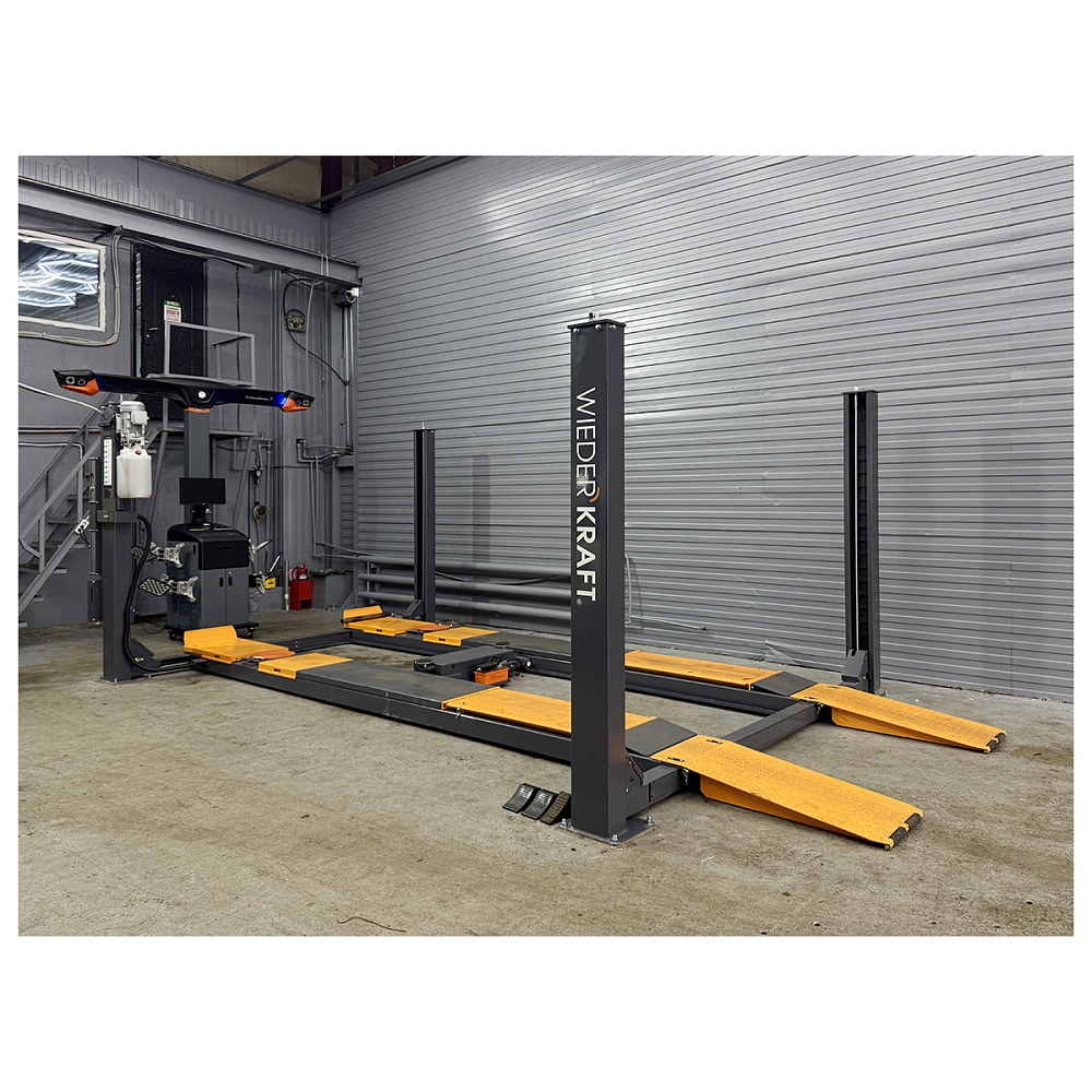 WiederKraft WDK-545 Четырехстоечный автомобильный подъемник г/п 5 тонн под сход-развал