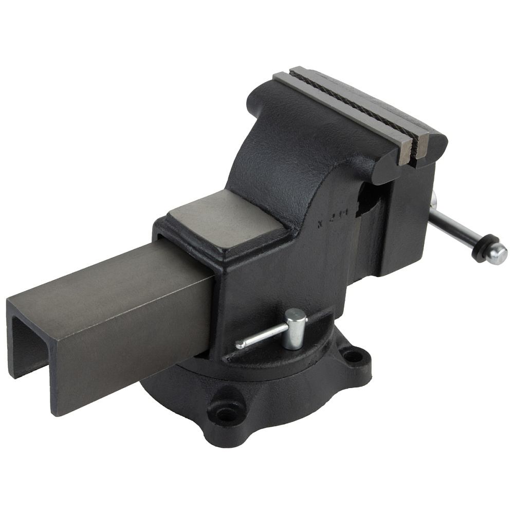 WDK-BV150 Профессиональные слесарные тиски поворотные с наковальней 150 мм Wiederkraft