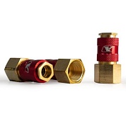 Штуцер профессиональный мама с внутренней резьбой 1/2F, латунь, 25шт