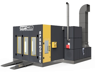 KraftWell APHRODITE TOUCH Покрасочная камера 6,9 х 3,9 х 2,7 м., 24000 м3/ч, сенсорный пульт