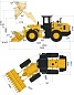 Фронтальный погрузчик LONKING CDM835 г/п 3500 кг. объем ковша 2,3 м³