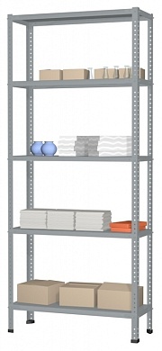 Стеллаж металлический ТС (2500х1000х600) 5 полок Верстакофф
