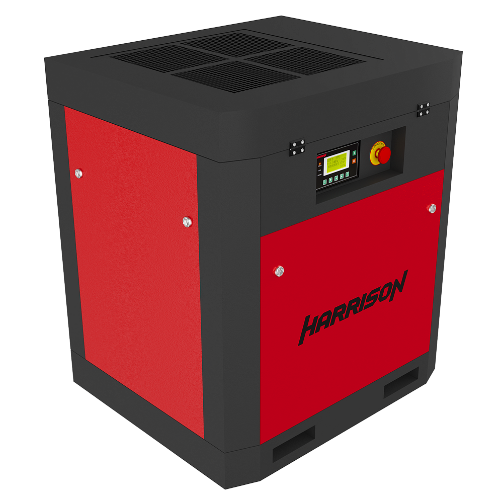 HRS-941500 Винтовой компрессор с ременным приводом Harrison: 1500 л/мин, 8 бар, 11 кВт
